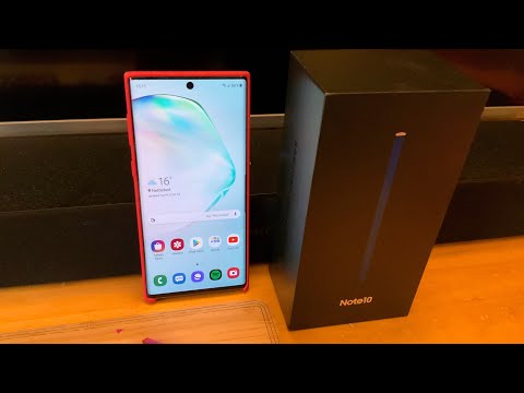Samsung Galaxy Note 10 Unboxing, Setup & First Look
