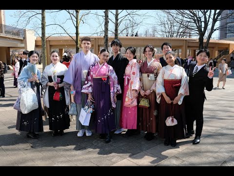 [東京外国語大学］2024年度卒業式・学位記授与式（ダイジェスト版）動画