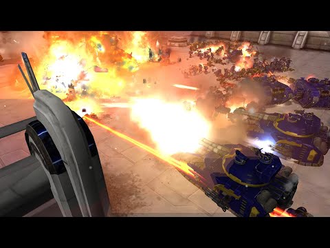 Unification Mod 2021: Survival: Death Strike & Steel Legion vs Orks - WH 40K: Dawn Of War: Soulstorm