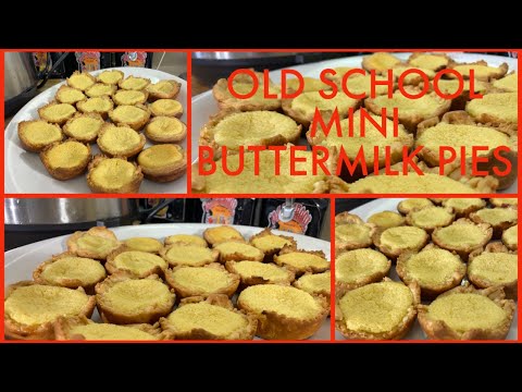PILLSBURY HAS A NEW ITEM/WHAT CAN I CREATE WITH IT?/OLD SCHOOL MINI BUTTERMILK PIES(UPDATED VERSION)