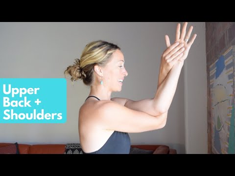 Simple Upper Back & Shoulder Stretch: Eagle Pose Variations