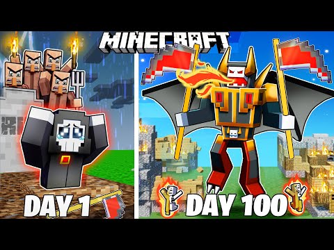 Bronzo - I Survived 100 Days as GOD of DEATH in HARDCORE Minecraft!