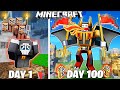 I Survived 100 Days as GOD of DEATH in HARDCORE Minecraft!
