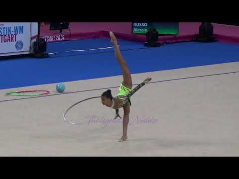 Alessia RUSSO (ITA) hoop - 2015 Stuttgart worlds Qualifs