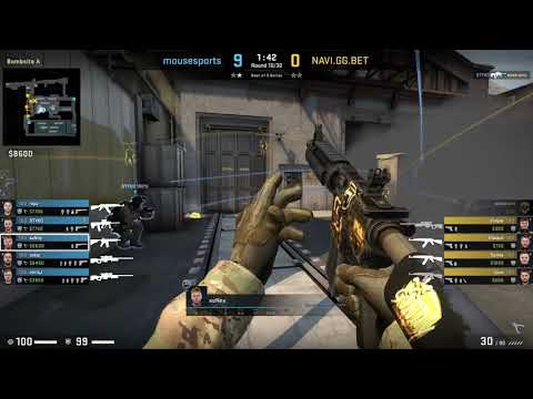 CS:GO POV Demo Mousesports suNny (29/6) vs Na'Vi (de_train)