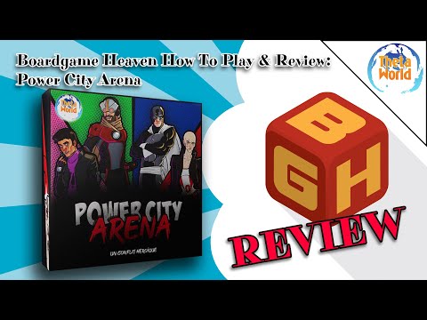Boardgame Heaven How To Play & Review 215: Power City Arena (Prototype) (Theta World)
