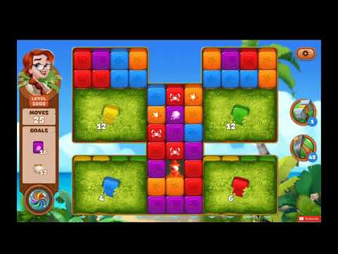 Lost Island Blast Adventure Level 1608 NO BOOSTERS - A S GAMING ✔