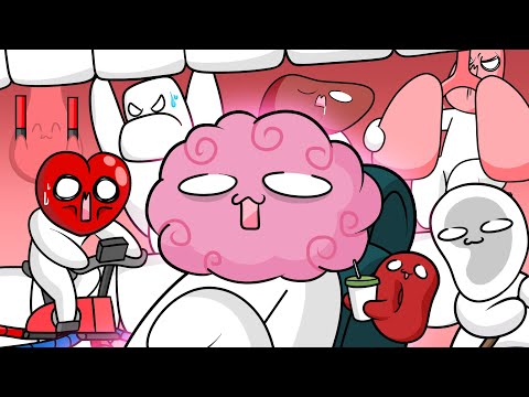 인체 친구들의 하루