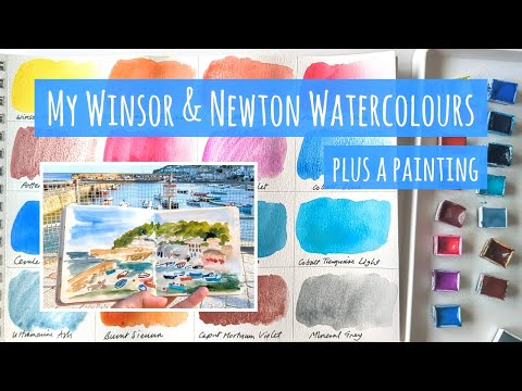 Discussing My Winsor & Newton Professional Watercolours - Can You Help? Plus A Plein Air Painting
