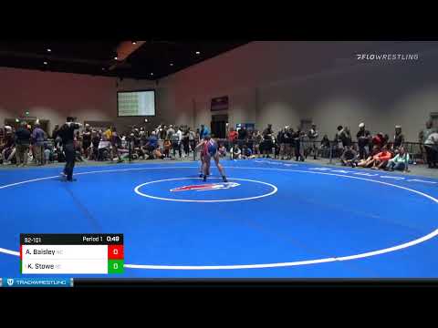 92-101 Lbs Round 1 - Katie Stowe, NC Vs Averi Baisley, NC 432d
