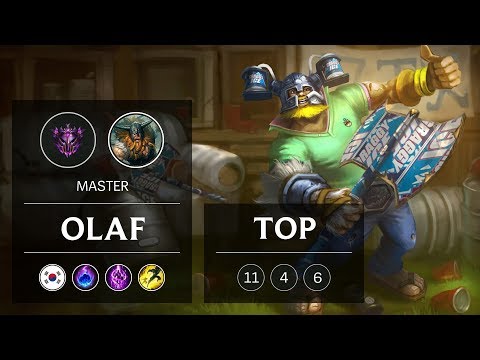 Olaf Top vs Jayce - KR Master Patch 9.2