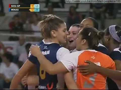 Superliga Feminina de Volei 2011/2012 - Sesi SP 2 x 3 Usiminas Minas