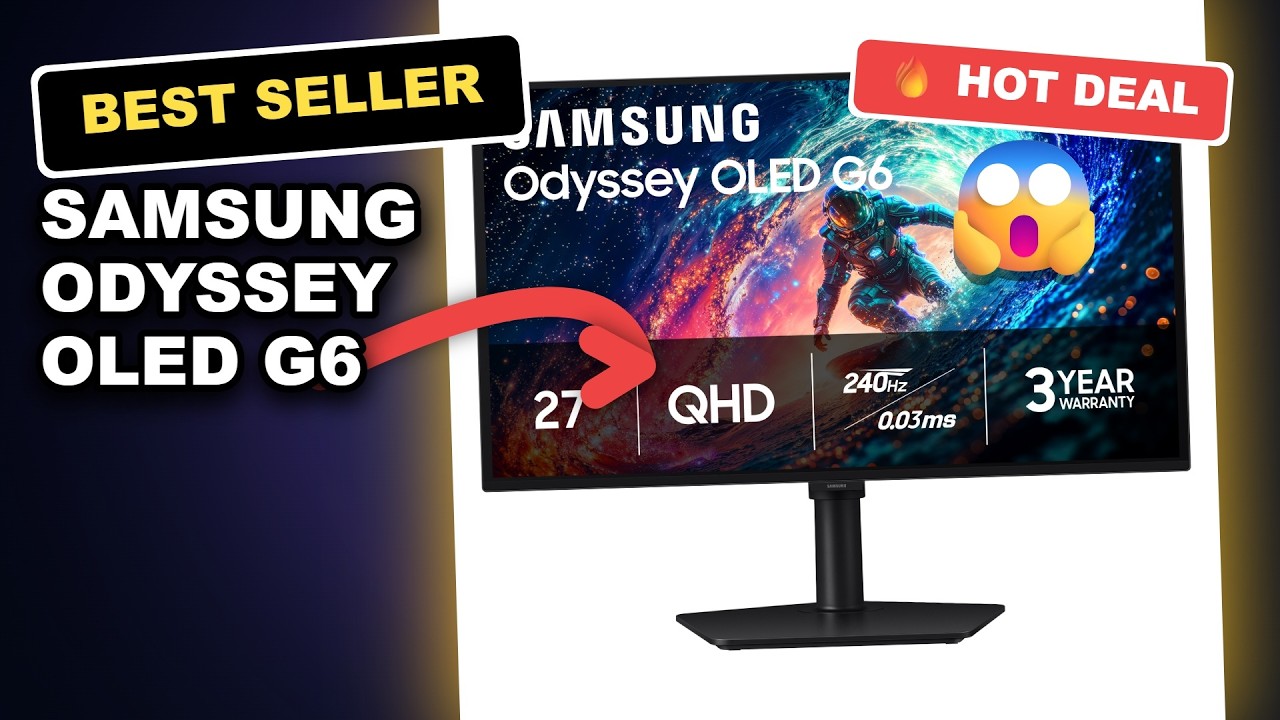 Samsung Odyssey OLED G6 Honest Review: 27" QD-OLED Gaming Monitor Worth the Upgrade?