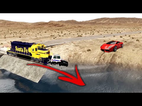 Cars and Trains vs Deep Water - BeamNG Drive - 🔥 ULTIMATE Edition Compilation