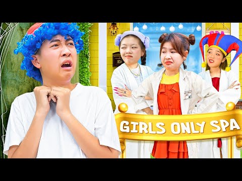 Day Girl vs Night Girl With One Colored Makeover Challenge! - Baby Doll | Chill Chill TV