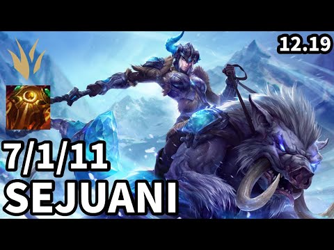 Sejuani Jungle vs Lee Sin - Ranked Challenger - Patch KR 12.19