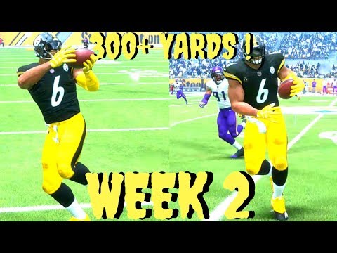 Madden 18 Career mode TE Ep 2 - MEGATRON TE GRABS 300+ YARDS SECONG GAME IN A ROW ! **MUST WATCH**