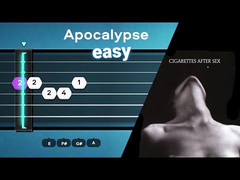 Cigarettes After Sex - Apocalypse (Easy Guitar Tabs & chords Tutorial)