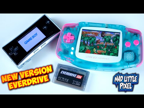 Krikzz GBA Everdrive X5 Mini Review! Play All You Game Boy Advance Games & Emulate Other Consoles!