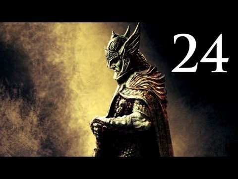 Elder Scrolls V: Skyrim - Walkthrough - Part 24 - Unexpected Dragon Battle (Skyrim Gameplay)