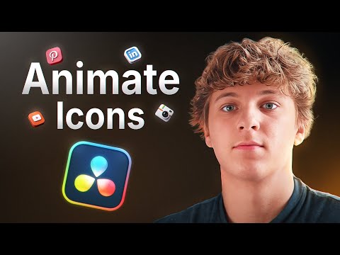INSANE Icon Animation in DaVinci Resolve (EASY Tutorial!)