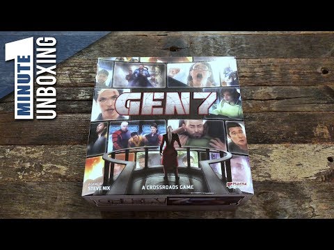 Gen7: A Crossroads Game "1-Minute" Unboxing by Man Vs Meeple (Plaid Hat Games)