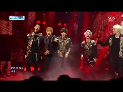 27.10.2013 Topp Dogg - 말로해 (Say It) @ SBS Inkigayo Debut stage