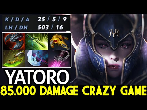 YATORO [Luna] Insane Physical Build 85,000 Damage Crazy Game Dota 2