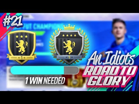 ELITE IN FUT CHAMPS!?! AN IDIOTS FIFA 19 ROAD TO GLORY!!! Episode 21
