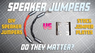I Made my own DIY Speaker Jumper Cables!