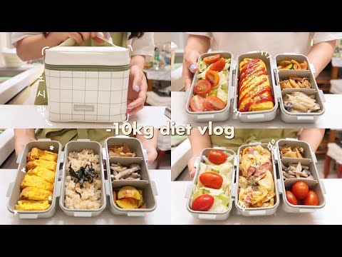 SUB)🍱 누구나 쉽게 따라할 수 있는 맛있고 건강한 다이어트 도시락 요리브이로그|다이어트 레시피|food vlog|mukbang|slow diet|간헐적단식