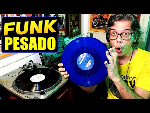 🔴 SET de FUNK ANTIGO PESADÃO MIXADO pelo DJ Borracha no VINIL ORIGINAL (Miami e Electro)