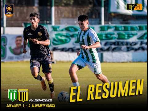 SAN MIGUEL 1 - 0 ALMIRANTE BROWN | EL RESUMEN | http://giganteoeste.blogspot.com