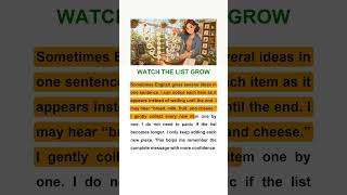 WATCH THE LIST GROW | English Reading & Listening Practice (A2-B1)
