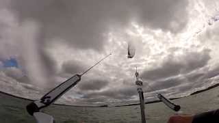 preview picture of video 'Switch Kites Oliphant Kiteboarding September 21, 2013'