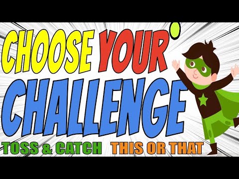 SELF TOSS & CATCH-BALL Choose Your Challenge! PE Warm Up Actvity