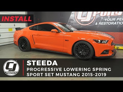 2015-2023 Ford Mustang Install: Steeda Progressive Sport Lowering Springs