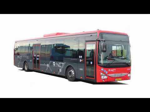 Cab ride bus; Qbuzz DMG; keren Rotterdam Zuidplein (20200913) (4K)