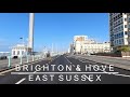 4K Brighton & Hove (East Sussex, UK) Car Drive