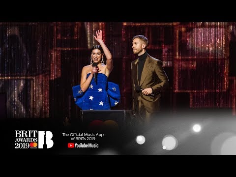 'One Kiss' by  Calvin Harris & Dua Lipa wins British Single | The BRIT Awards 2019