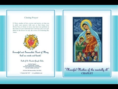 Chaplet to the Merciful Mother of the Mentally Ill