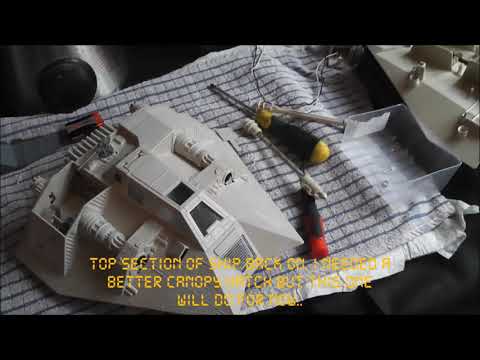 Vintage Kenner Star Wars Snow Speeder Restoration