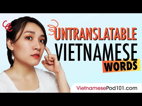 Untranslatable Vietnamese Words