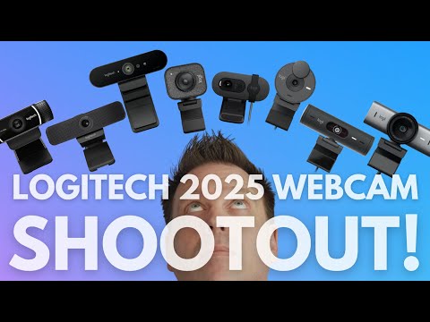8 Logitech Webcam Comparison! C920, Brio 100, MX Brio & more