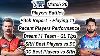 Ma Chidambaram Chennai Pitch Report | SRH VS DC Dream11 Prediction | SRH VS DC Dream11 Team