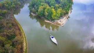 All Alone… Illinois River to the Mississippi | Sailing Soulianis - Ep. 27