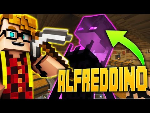 I TRAPPED AN ENDERMAN INSIDE MY NEW WAREHOUSE! WE'LL CALL HIM ALFREDDINO!! #18