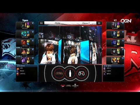 ROX vs KT Game 5 Highlights - ROX TIGERS vs KT ROLSTER LCK 2016 LOL Champions Summer Playoff Final