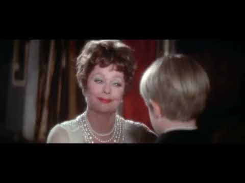 Mame musical trailer frame referencing the film adaptation of the Jerry Herman show