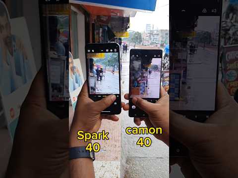 Tecno Spark 40 Vs Tecno Camon 40 Wide Camera Test Results